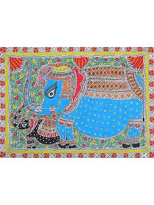 Elephant Mother And Child