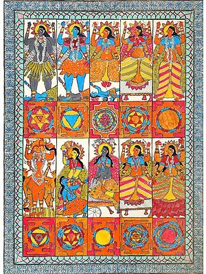 Ten Mahavidya with Ten Yantras