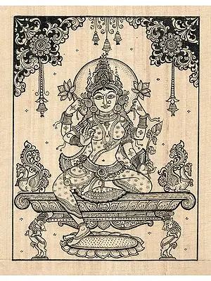 The Gracious Chaturbhujadharini Devi Lakshmi