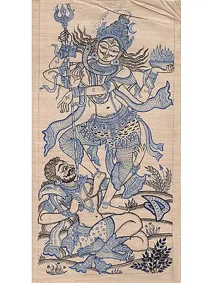 The Dancing Lord Shiva on Demon of Ignorance