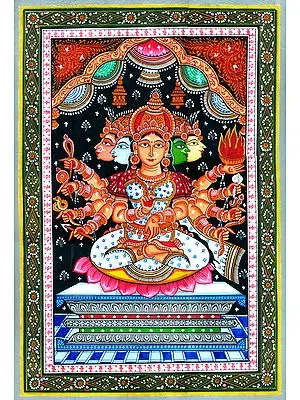 Padmasana Mahagauri