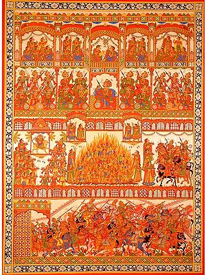 Queen Padmini Commits Sati (Jauhar)