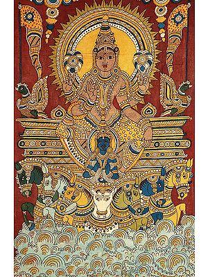 Surya on His Seven Horse Chariot