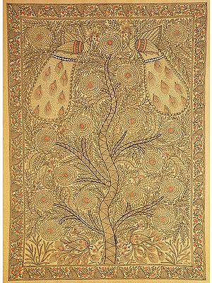 Tree of Life with Peacock Pair