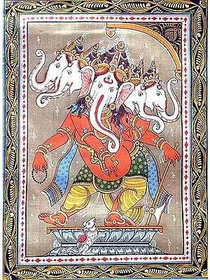 Tribhanga Panchmukha Ganesha