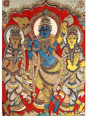 Venugopala with Radha and Lalita