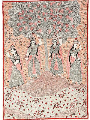 Paniharin Fetching Water from the River