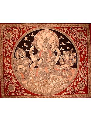 Vishnu with Lakshmi and Garuda