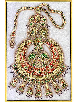 Awesome Necklace (Embossed Painting)