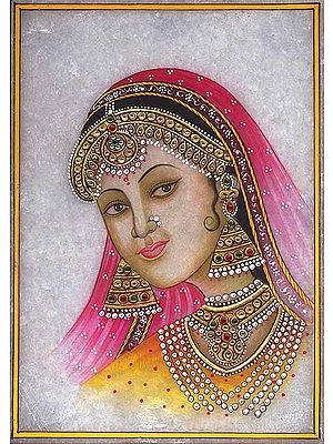 Lady from Rajasthan in Traditional Jewelry