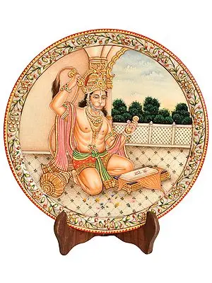 Lord Hanuman Chanting the Name of Lord Rama