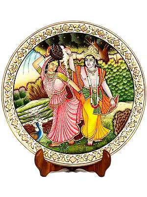 Krishna Teasing Radha