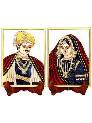 Prince and Princess (Embossed Painting)