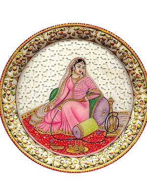 Solitary Lady with Hookah