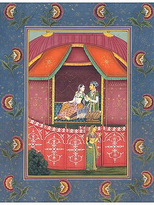 A Guarded Romance in the Shamiana