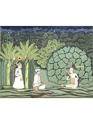 Akbar and Tansen Visit Haridas