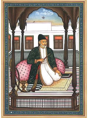 Mirza Asadullah Khan Ghalib | Watercolor on Paper