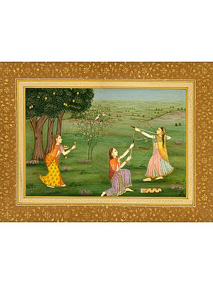 The Royal Damsel Shooting Down Mangoes