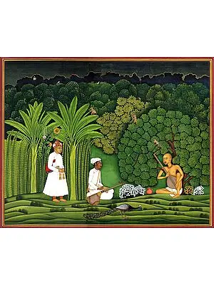Akbar and Tansen Visit Haridas