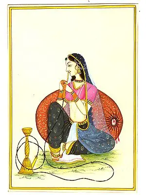 Lady with Hookah