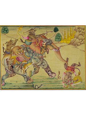 Pashu-Kunjar or the Elephant composed of Animals