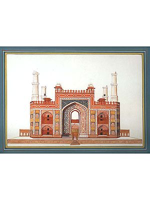 The Gateway of Akbar's Tomb at Sikandra