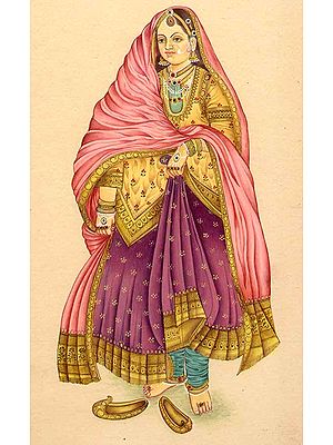 The Lady in Traditional Medieval Costume