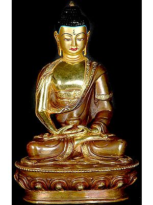 Buddha in the Dhyana Mudra with Begging Bowl