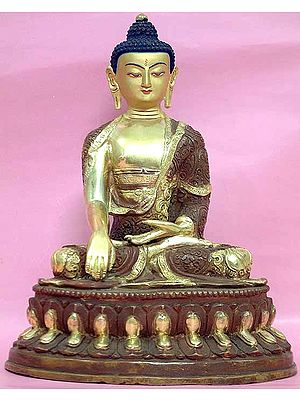 Buddha in the Earth-Touching Gesture (bhumi-sparsha mudra)