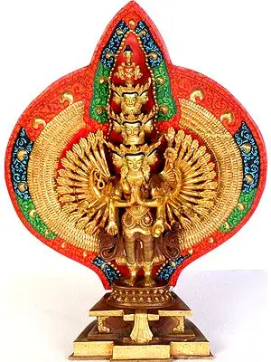 Tibetan Buddhist Deity Eleven Headed Thousand Armed Avalokiteshvara