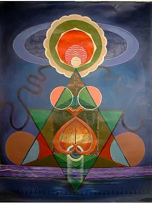 Painting of Chakra | Oil on Canvas