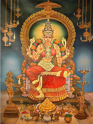 Goddess Parvati as Devi Meenakshi