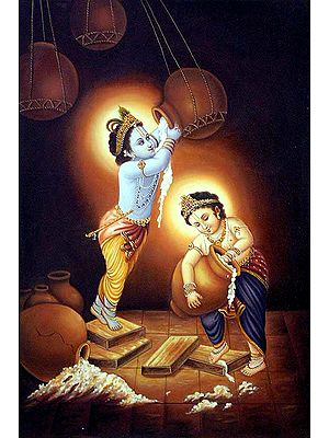 Gopala the Butter Thief with Balaram