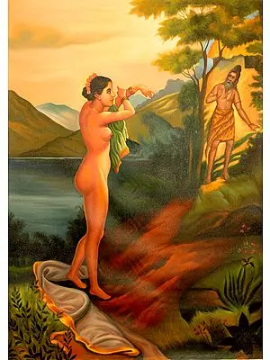 Vishwamitra And Maneka