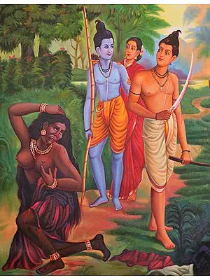 A Color Symbolic Episode from the Ramayana