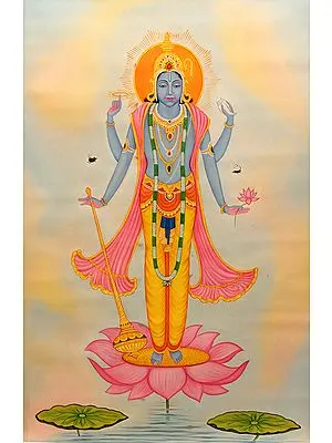 Bees Partake the Nectar of Shri Hari's Fragrant Essence