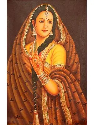 Portrait of a Lady from Rajasthan