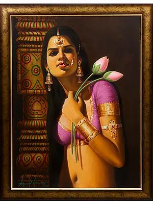 Just from the Lotus Pond (Framed)
