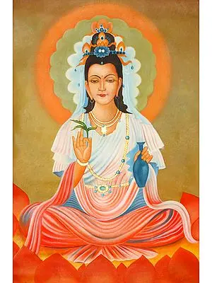 Goddess Kuan Yin Oil Painting