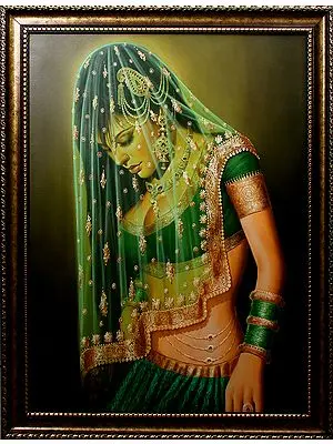 The Veiled Beauty (Framed)