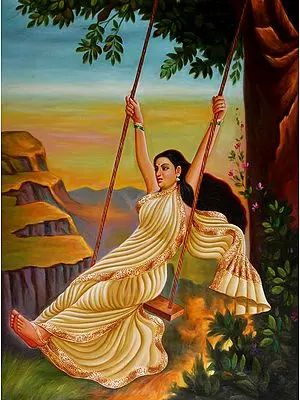 Lady Swaying in Enjoyment