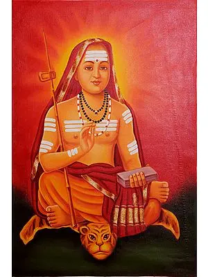 Adi Guru Shankaracharya | Oil Painting on Canvas