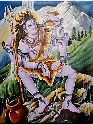 Lord Shiva on Kailash