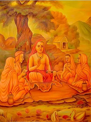 Adi Shankaracharya with Disciples