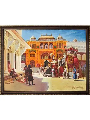 Medieval Rajasthan II (Framed)