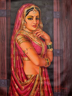 Lady Waiting at the Door