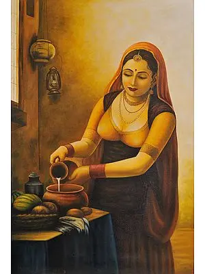 Lady with Milk Pots