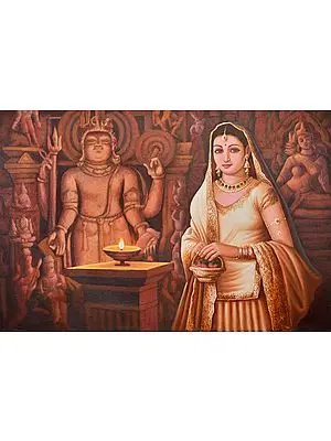 Puja at Shiva Temple