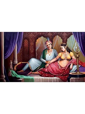 Royal Seduction Oil Painting on Canvas