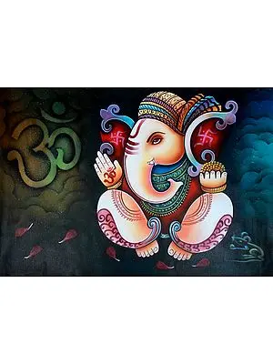 Blessing Lord Ganesha